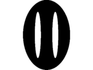 Sticker Custom Preview Image #116221 Shapes Simple Oval02