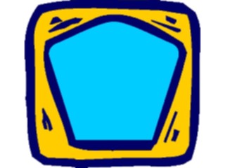 Sticker Custom Preview Image #116252 Shapes Simple Pentagon05