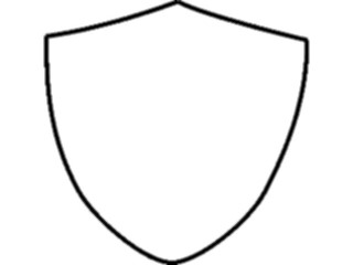 Sticker Custom Preview Image #116314 Shapes Simple Shield4