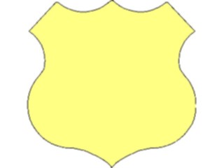 Sticker Custom Preview Image #116316 Shapes Simple Shield6