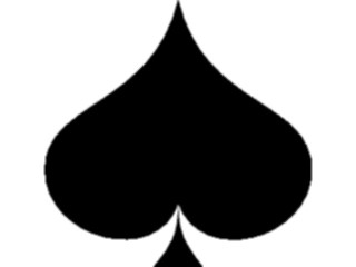 Sticker Custom Preview Image #116323 Shapes Simple Spade1