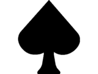 Sticker Custom Preview Image #116325 Shapes Simple Spade3