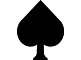 Sticker Custom Preview Image #116326 Shapes Simple Spade4