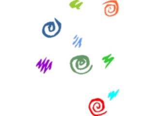 Sticker Custom Preview Image #116351 Shapes Simple Spirals Squiggles