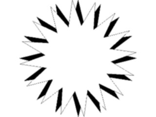 Sticker Custom Preview Image #116417 Shapes Simple Sun03