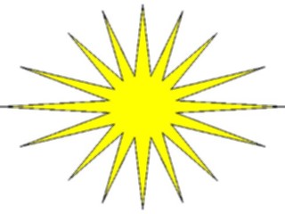 Sticker Custom Preview Image #116425 Shapes Simple Sun11