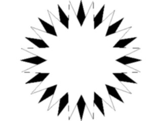 Sticker Custom Preview Image #116430 Shapes Simple Sun16