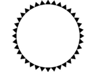 Sticker Custom Preview Image #116441 Shapes Simple Sun27