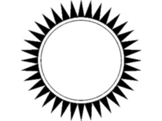 Sticker Custom Preview Image #116452 Shapes Simple Sun38