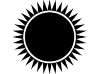 Sticker Custom Preview Image #116453 Shapes Simple Sun39