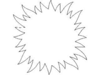 Sticker Custom Preview Image #116454 Shapes Simple Sun40