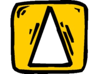 Sticker Custom Preview Image #116518 Shapes Simple Triangle25