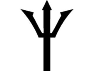 Sticker Custom Preview Image #116545 Shapes Simple Trident1