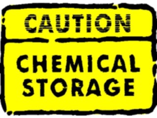 Sticker Custom Preview Image #116859 Signs Brush Stroke Caution Chemicals