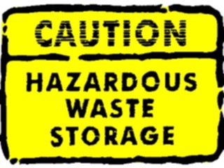 Sticker Custom Preview Image #116863 Signs Brush Stroke Caution Hazardous