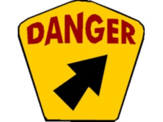 Sticker Custom Preview Image #116875 Signs Brush Stroke Danger5