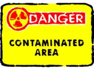 Sticker Custom Preview Image #116878 Signs Brush Stroke Danger Contaminated Area