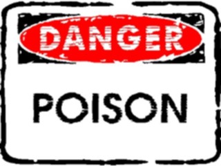 Sticker Custom Preview Image #116886 Signs Brush Stroke Danger Poison