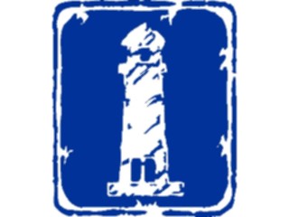 Sticker Custom Preview Image #116982 Signs Brush Stroke Lighthouse