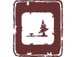 Sticker Custom Preview Image #117016 Signs Brush Stroke Picnic Area