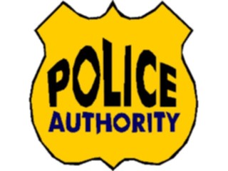 Sticker Custom Preview Image #117018 Signs Brush Stroke Police Authority