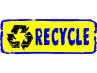 Sticker Custom Preview Image #117027 Signs Brush Stroke Recycle2