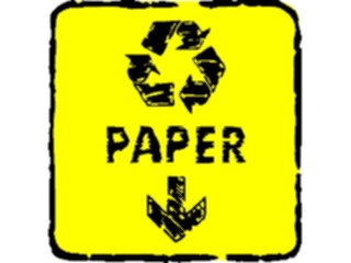 Sticker Custom Preview Image #117032 Signs Brush Stroke Recycle Paper