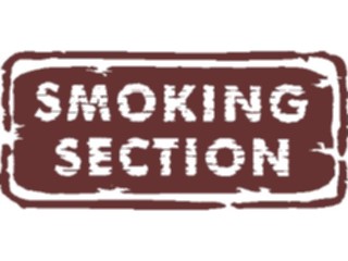 Sticker Custom Preview Image #117051 Signs Brush Stroke Smoking Section
