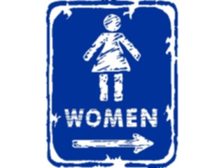 Sticker Custom Preview Image #117075 Signs Brush Stroke Women Only3