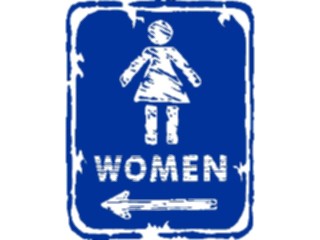 Sticker Custom Preview Image #117076 Signs Brush Stroke Women Only4