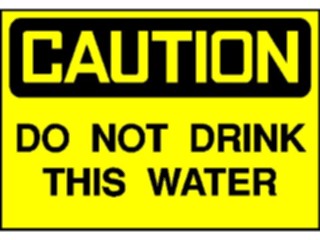 Sticker Custom Preview Image #117083 Signs Caution Signs Dont Drink