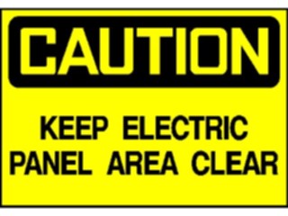 Sticker Custom Preview Image #117085 Signs Caution Signs Electric Panel