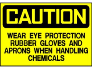 Sticker Custom Preview Image #117091 Signs Caution Signs Eye Protection1