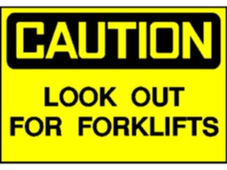 Sticker Custom Preview Image #117095 Signs Caution Signs Forklifts