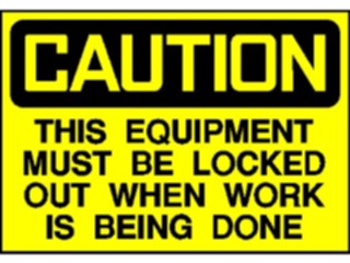 Sticker Custom Preview Image #117103 Signs Caution Signs Lock Out3