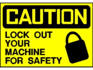 Sticker Custom Preview Image #117106 Signs Caution Signs Lock Out6