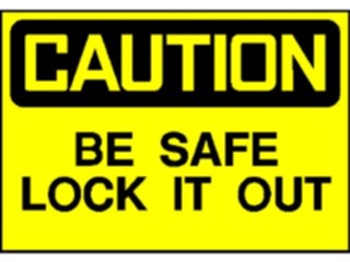 Sticker Custom Preview Image #117109 Signs Caution Signs Lock Out9