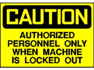 Sticker Custom Preview Image #117110 Signs Caution Signs Locked Out1