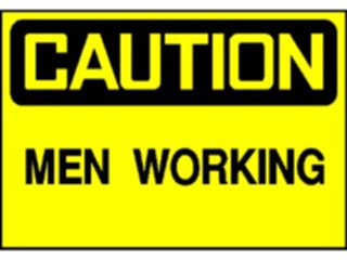 Sticker Custom Preview Image #117114 Signs Caution Signs Men Working1