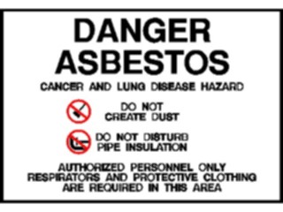 Sticker Custom Preview Image #117154 Signs Danger Signs Asbestos3