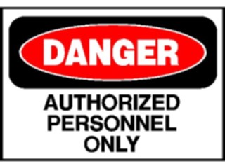 Sticker Custom Preview Image #117157 Signs Danger Signs Authorized Personnel2