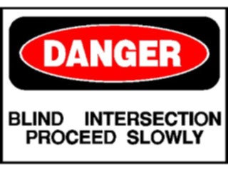 Sticker Custom Preview Image #117160 Signs Danger Signs Blind Intersection