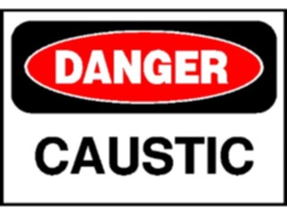 Sticker Custom Preview Image #117162 Signs Danger Signs Caustic