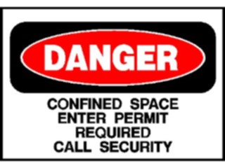 Sticker Custom Preview Image #117168 Signs Danger Signs Confined Space4