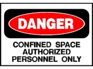 Sticker Custom Preview Image #117169 Signs Danger Signs Confined Space5