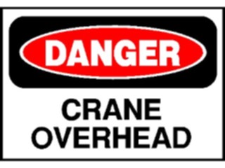 Sticker Custom Preview Image #117174 Signs Danger Signs Crane Overhead