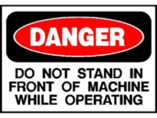 Sticker Custom Preview Image #117180 Signs Danger Signs Dont Stand