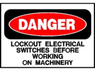 Sticker Custom Preview Image #117222 Signs Danger Signs Lock Out