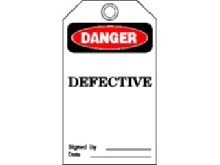 Sticker Custom Preview Image #117260 Signs Danger Tags Defective