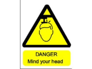 Sticker Custom Preview Image #117290 Signs Danger Tags Mind Your Head